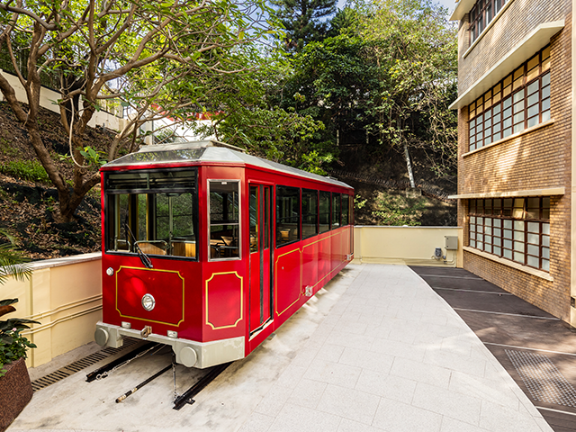 A Retired 5th Generation Tram Car of the Peak Tram